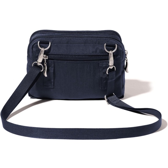 Baggallini Dark Blue Messenger Bag - Picture 8 of 13
